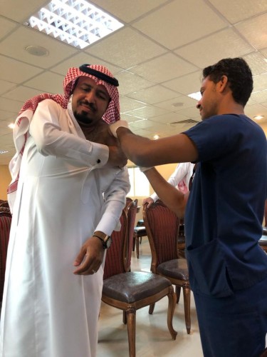 حملة التطعيم ضد الأنفلونزا في منتزة الأحساء الوطني