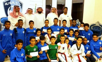 إدارة الهلال تكرم أبطال التايكوندو إدارة الهلال تكرم أبطال التايكوندو