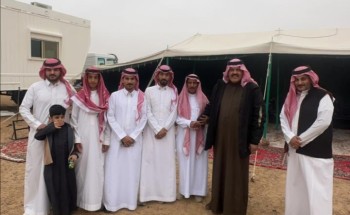 سمو أمير حائل يزور “منيف بن ناهس بن براك” في مقر ابله شمال حائل
