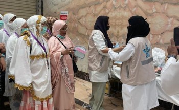 تجمع مكة الصحي يقيس الاحتياج الصحي لأكثر من نصف مليون حاج ميدانياً تجمع مكة الصحي يقيس الاحتياج الصحي لأكثر من نصف مليون حاج ميدانياً