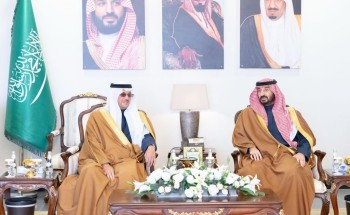 سمو محافظ الأحساء يستقبل سمو وزير الحرس الوطني