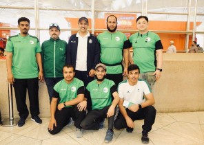 رماة الأخضر يشاركون في بطولة العالم رماة الأخضر يشاركون في بطولة العالم