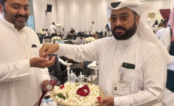 وسط أجواء إيمانية.. فريق «قوة عطاء» التطوعي يشارك في مبادرة توديع الحجاج بصبيا