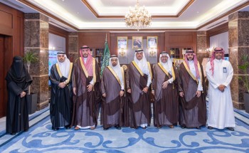 سمو محافظ الأحساء يستقبل رئيس جامعة الملك فيصل وقيادات الجامعة