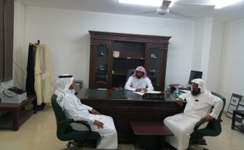 رئيس محكمة صامطة يستقبل مدير إدارة المساجد بالمحافظة