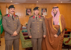 نائب أمير منطقة الجوف يقلّد نائب مدير شرطة المنطقة رتبته الجديدة