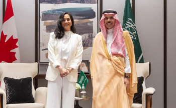 سمو وزير الخارجية يستقبل وزيرة خارجية كندا