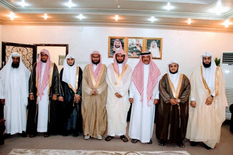 “محافظ صامطة زعلة”يستقبل قضاة المحكمة العامة بالمحافظة