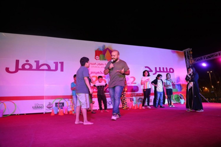رئيس لجنة أهالي عيون الجواء يزور مهرجان الخيمة التسويقية ويثمن الجهود المبذولة في نجاح المهرجان