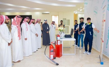 محاضرة تعريفية للأمن والسلامة بتجمع حفر الباطن الصحي