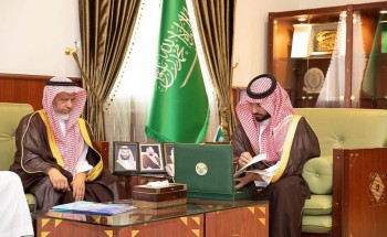 سمو محافظ الخرج يستقبل رئيس وأعضاء مجلس إدارة جمعية الدعوة وتوعية الجاليات بالمحافظة