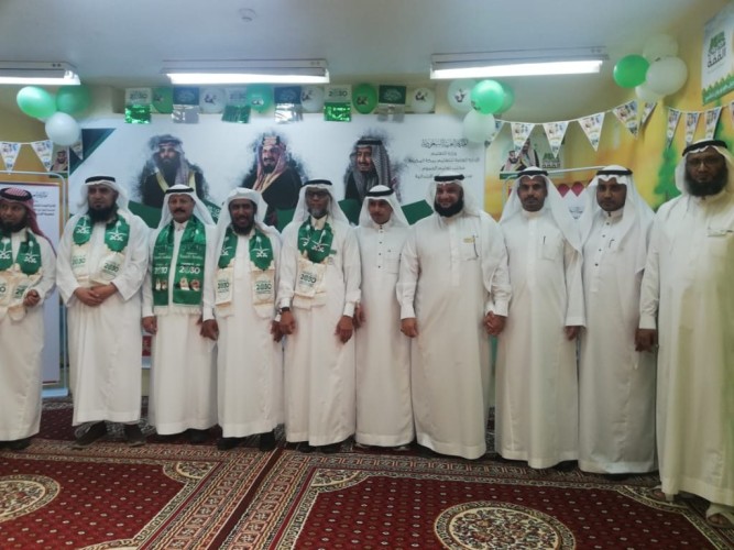 انطلاق فعاليات اليوم الوطني ٨٩ بمدارس تعليم محافظة الجموم