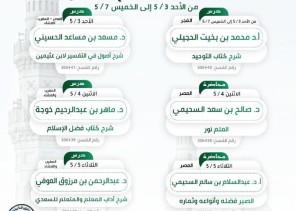 وزارة الشؤون الإسلامية تواكب الإجازة المدرسية بتنظم دورة علمية بالمدينة المنورة وزارة الشؤون الإسلامية تواكب الإجازة المدرسية بتنظم دورة علمية بالمدينة المنورة