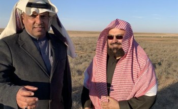 شاهد.. الشيخ السديس يزور مشروع الفقع بالقصيم ويشارك في جمعه