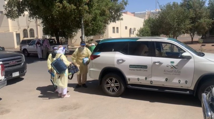 ‏ “الرعاية المنزلية”  في المدينة المنورة تقدم لقاح كورونا للمستفيدين
