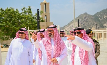 نائب أمير جازان يتفقّد مشروع تطوير مطل محافظة العارضة نائب أمير جازان يتفقّد مشروع تطوير مطل محافظة العارضة