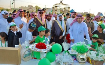 محافظ ضرية و الاهالي يحتفلون باليوم الوطني ٨٩