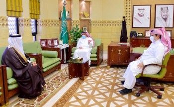 وكيل إمارة منطقة الرياض يستقبل مدير الشؤون الصحية بالمنطقة وكيل إمارة منطقة الرياض يستقبل مدير الشؤون الصحية بالمنطقة