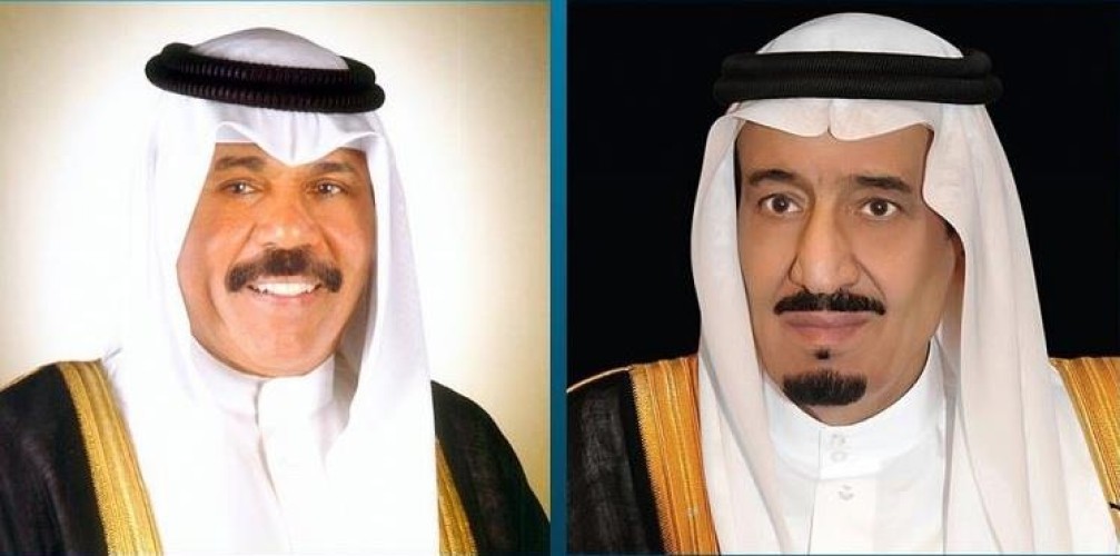 خادم الحرمين يجري اتصالاً هاتفياً بأمير الكويت