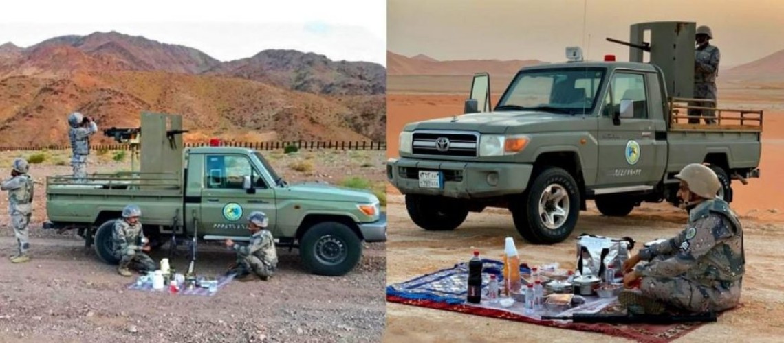 “ساعة و41 دقيقة” تفصل بين أول وآخر من يفطر من رجال حرس الحدود – صور