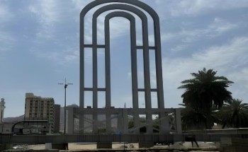 مجسم جمالي جديد يزيّن ميدان ساحة الإمارة بمكة المكرمة