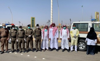 اللجنة الأمنية والصحية تنظم حملة على مدخل مدينة الحليفة السفلى