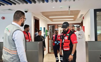 “الهلال الأحمر” ينفذ فرضية إسعافية بجسر الملك فهد ضمن مشروع “معاذ” لتحسين فرص إنقاذ المصابين