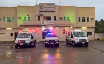الهلال الأحمر بالجوف يرفع الجاهزية استعداداً للحالة المطرية