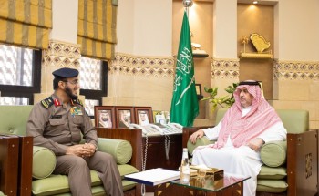 وكيل إمارة منطقة الرياض يستقبل مدير الدفاع المدني بالمنطقة وكيل إمارة منطقة الرياض يستقبل مدير الدفاع المدني بالمنطقة