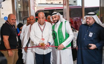 الفوج الأول من حجاج مصر يحط رحاله بمكة الفوج الأول من حجاج مصر يحط رحاله بمكة