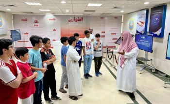 المعرض التوعوي في هيئة الأمر بالمعروف بالقصيم يستقبل طلاب المدارس وجامعة الراجحي