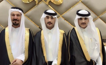 عايض بن مهناء البراك يحتفل بزواج نجليه أحمد ووافي في قاعة بانوراما بمنطقة حائل
