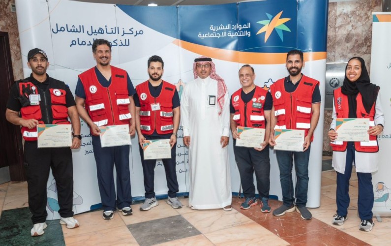اليوم العالمي للإسعافات الأولية  2023 برنامج إثرائي في التأهيل الشامل للذكور بالدمام