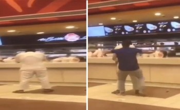 شاهد: رجل يقتحم مطعم البيك بالرياض بسكين .. وفيديو يرصد لحظة القبض عليه! شاهد: رجل يقتحم مطعم البيك بالرياض بسكين .. وفيديو يرصد لحظة القبض عليه!
