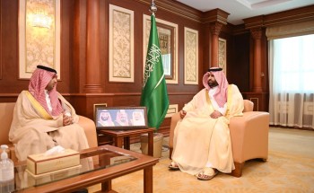 سمو نائب أمير منطقة جازان يستقبل مدير فرع المجاهدين المعين حديثًا سمو نائب أمير منطقة جازان يستقبل مدير فرع المجاهدين المعين حديثًا