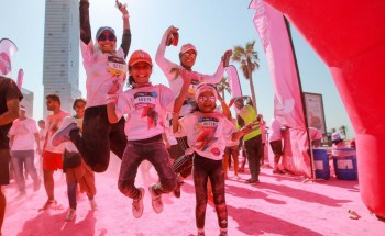 سباق الألوان” يختتم فعالياته في المملكة مسجلاً نجاحاً لافتاً مع مشاركة ما يقارب 40 ألف متسابق سباق الألوان” يختتم فعالياته في المملكة مسجلاً نجاحاً لافتاً مع مشاركة ما يقارب 40 ألف متسابق