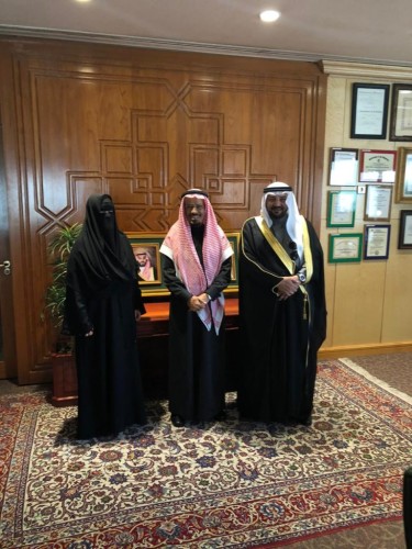 الجريسي يستقبل وفد جمعية التنمية الاجتماعية