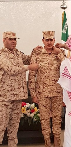 أمر ملكي كريم بترقية الرائد رشيدبن هديبان البراك الى رتبة مقدم