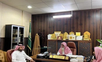 مفوض الإفتاء بجازان يستقبل المدير التنفيذي لجمعية البر الخيرية بمحافظة الدرب مفوض الإفتاء بجازان يستقبل المدير التنفيذي لجمعية البر الخيرية بمحافظة الدرب