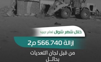 إمارة حائل: إزالة 566.740 متر مربع تعديات على أراضٍ حكومية خلال شهر شوال إمارة حائل: إزالة 566.740 متر مربع تعديات على أراضٍ حكومية خلال شهر شوال