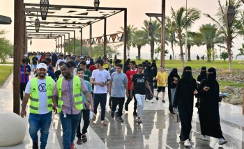 فعاليات مبادرة “كات ووك 2022” في ممشى الكورنيش الشمالي بمدينة جازان فعاليات مبادرة “كات ووك 2022” في ممشى الكورنيش الشمالي بمدينة جازان
