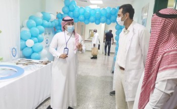 مستشفى بني مالك ينظم معرضاً توعوياً بمناسبة اليوم العالمي للسكري