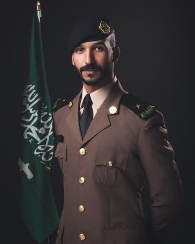 ابراهيم الشمري يحتفل بتخرجه ملازم من الكلية الامنية
