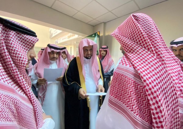 النائب العام يزور النيابة العامة بمنطقة الجوف