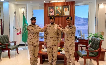 «بعد ترقيته لرتبة عقيد».. مشعان الرشيدي يتقلد رتبته الجديدة في قوة الطوارئ الخاصة بنجران «بعد ترقيته لرتبة عقيد».. مشعان الرشيدي يتقلد رتبته الجديدة في قوة الطوارئ الخاصة بنجران