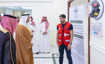 سمو محافظ الأحساء يدشّن مبادرة الهلال الأحمر بتركيب جهاز الإنعاش القلبي الرئوي