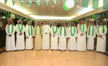 الجيل يهنئ المصابين أبطال الحد الجنوبي بيوم الوطن في مستشفى الحرس بالأحساء