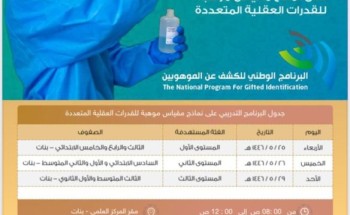 تعليم الطائف يطلق برنامج تدريبي للكشف عن الموهوبين وينفذ مسابقة الفهم القرائي