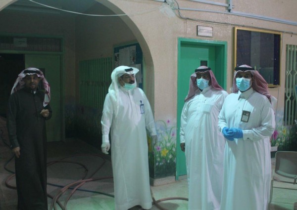 اللجنة الفرعية تقف على أماكن سكن العمالة وتنفيذ الاجراءات الاحترازية