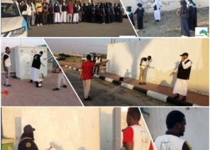 وكالة البلديات بمكة تنفّذ مبادرة لطمس الكتابات الجدارية المشوّهة للمنظر العام وكالة البلديات بمكة تنفّذ مبادرة لطمس الكتابات الجدارية المشوّهة للمنظر العام